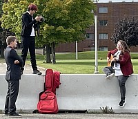 Rose-Andrée Rosie Monty, Joanie Lamarre & Philippe Sauvé photo shoot 17 sept 2022 Châteauguay Bassetronaute